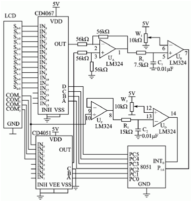 從LCD電極讀數的單片機接口技術分析