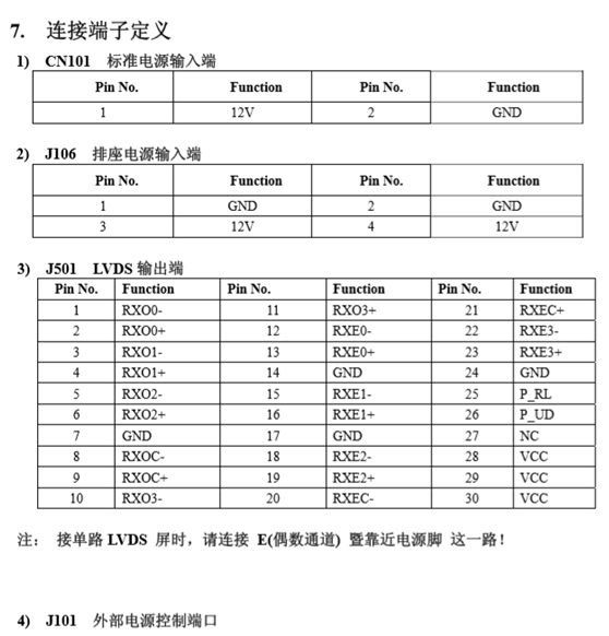 XH-VD58工業驅動板端子定義